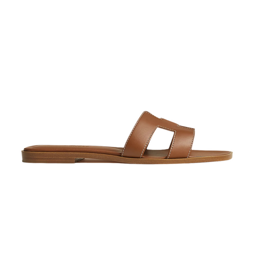 Hermes Sandal Flat Oran 'Gold Box Calfskin Mightychic' (Women's)